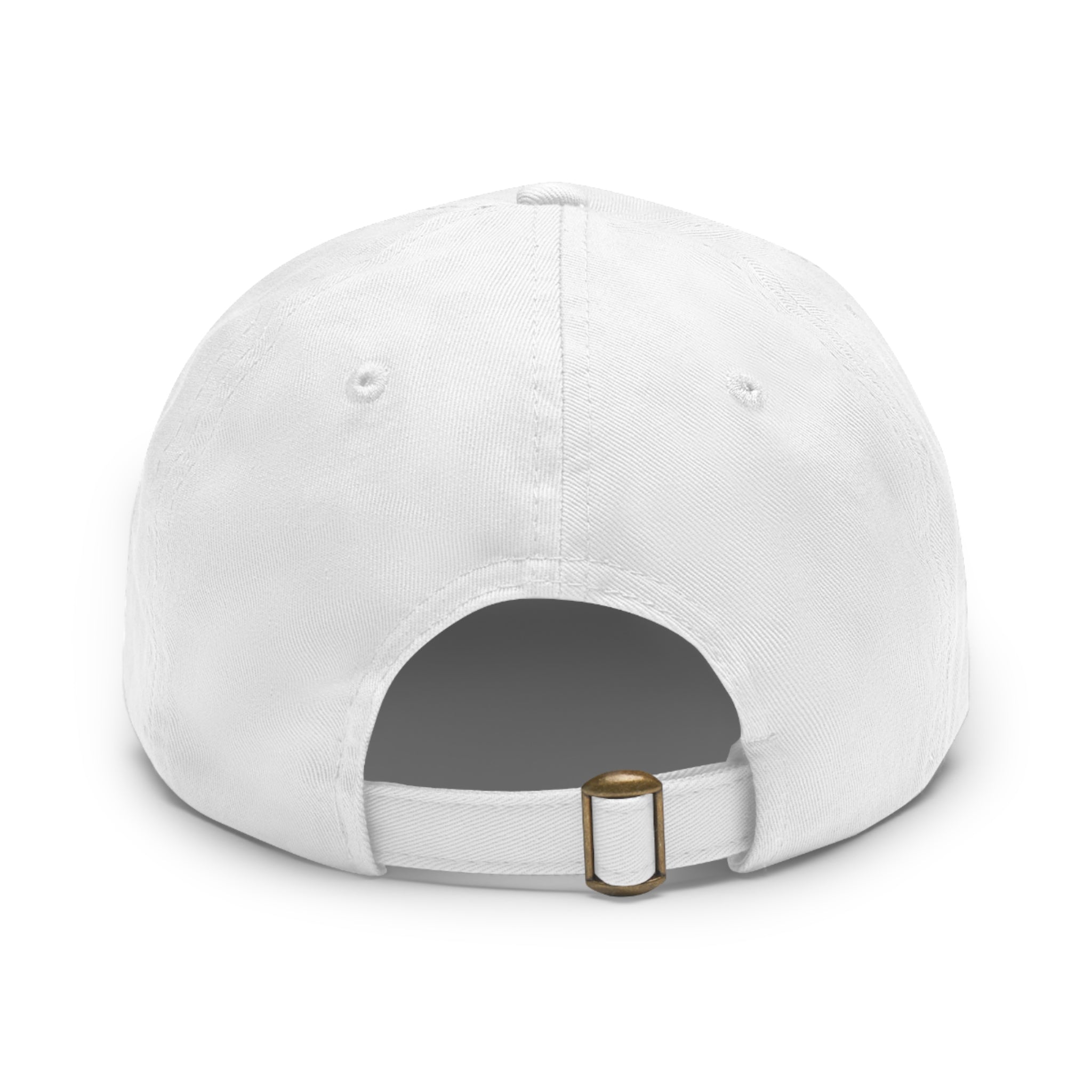Earth Patch Dad Hat — Round Leather Globe Cap